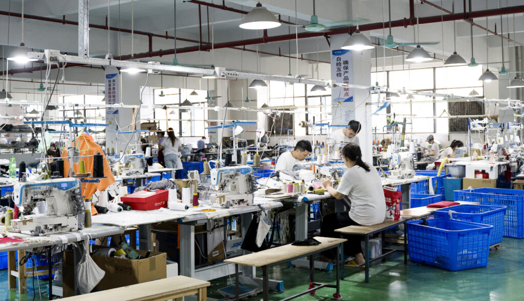 China clothing manufacturer factory