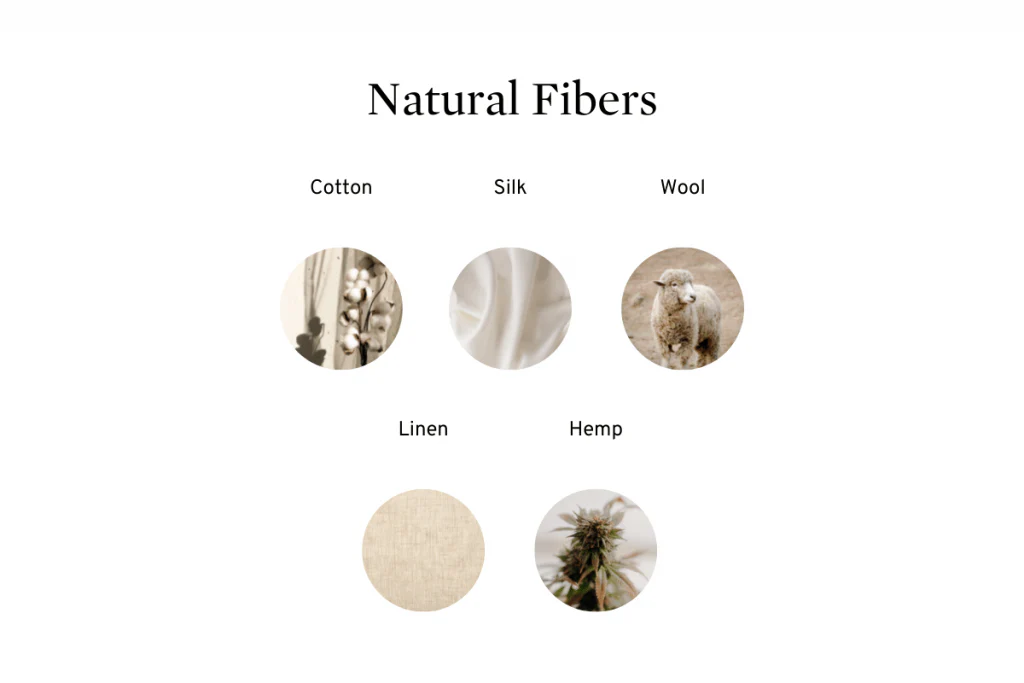 Clothing manufacturers using natural fibers to make clothes