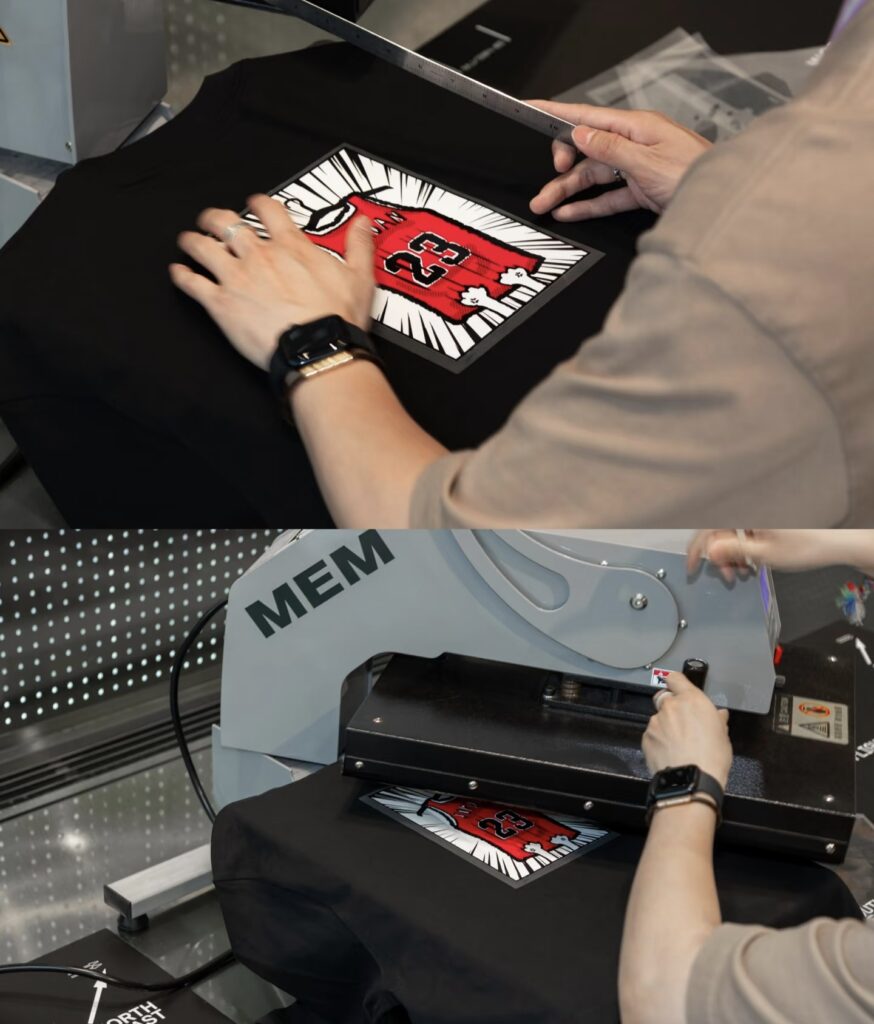 Heat transfer t-shirt