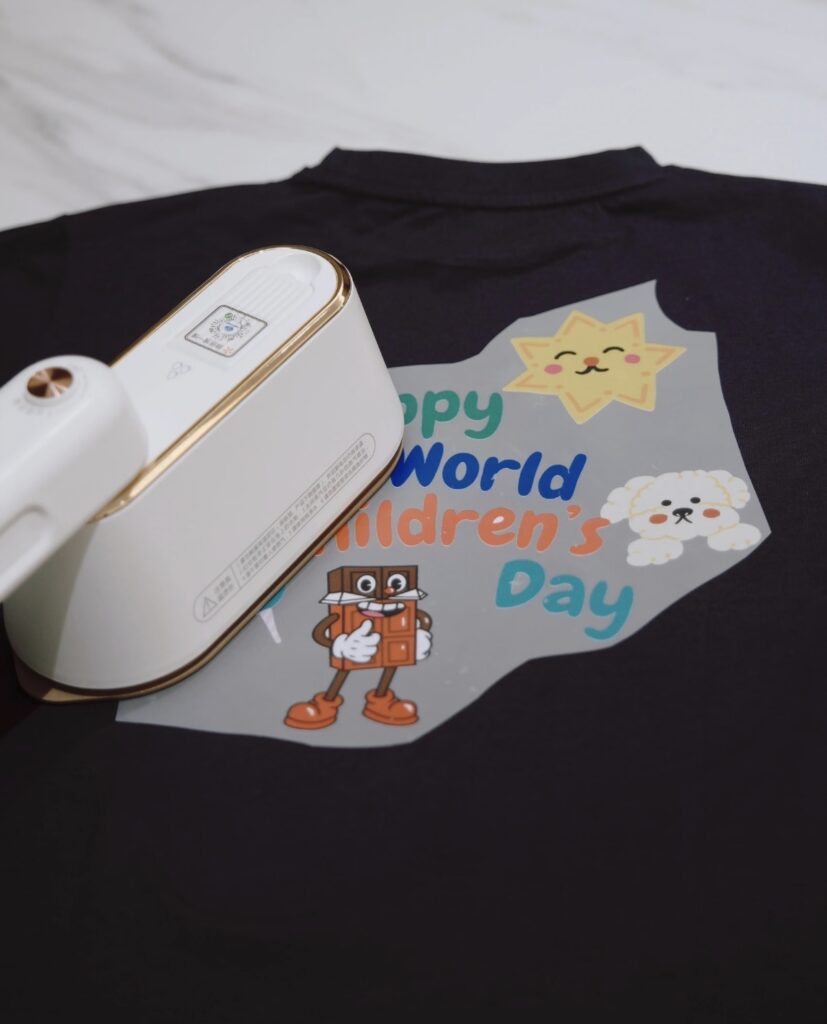 Transfer print T-shirt