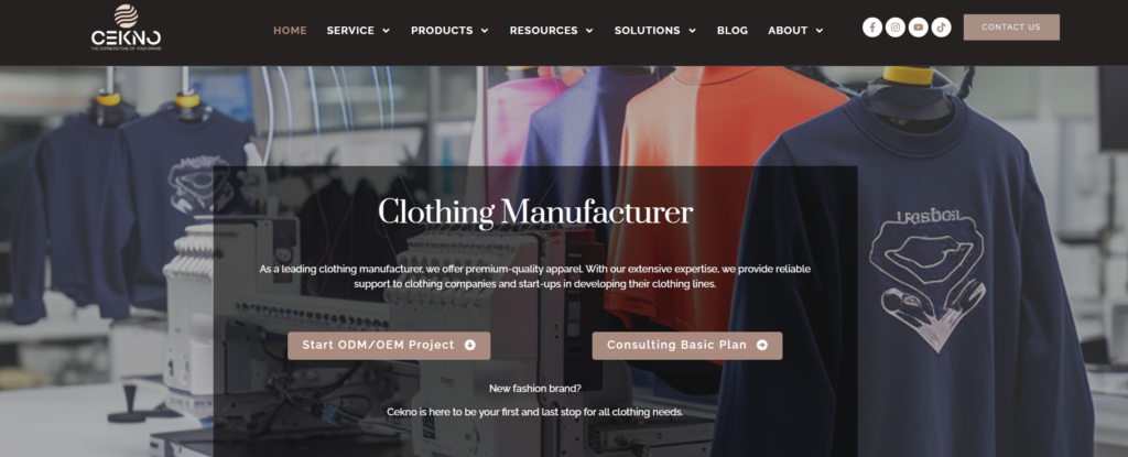 ceknoclothing's homepage