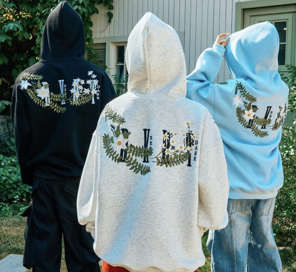embroidered sweatshirt