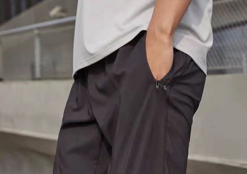 zippered athletic pants