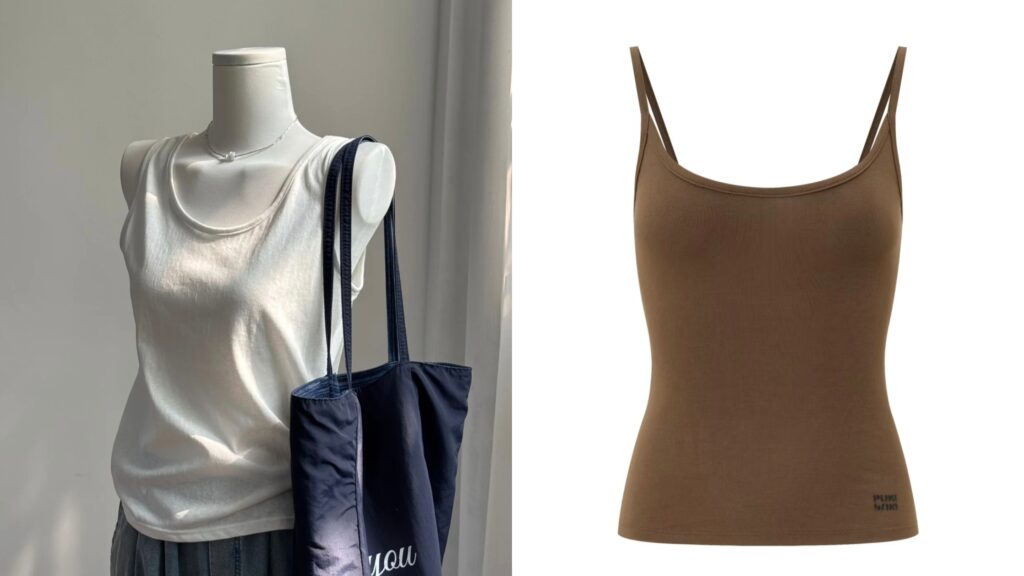 Loose Tank Top and fitted Tank Top