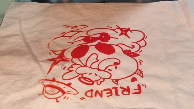 Screen printing T-shirt