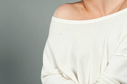 One shoulder/strapless top