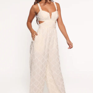 Sexy backless suspender fashion jumpsuit