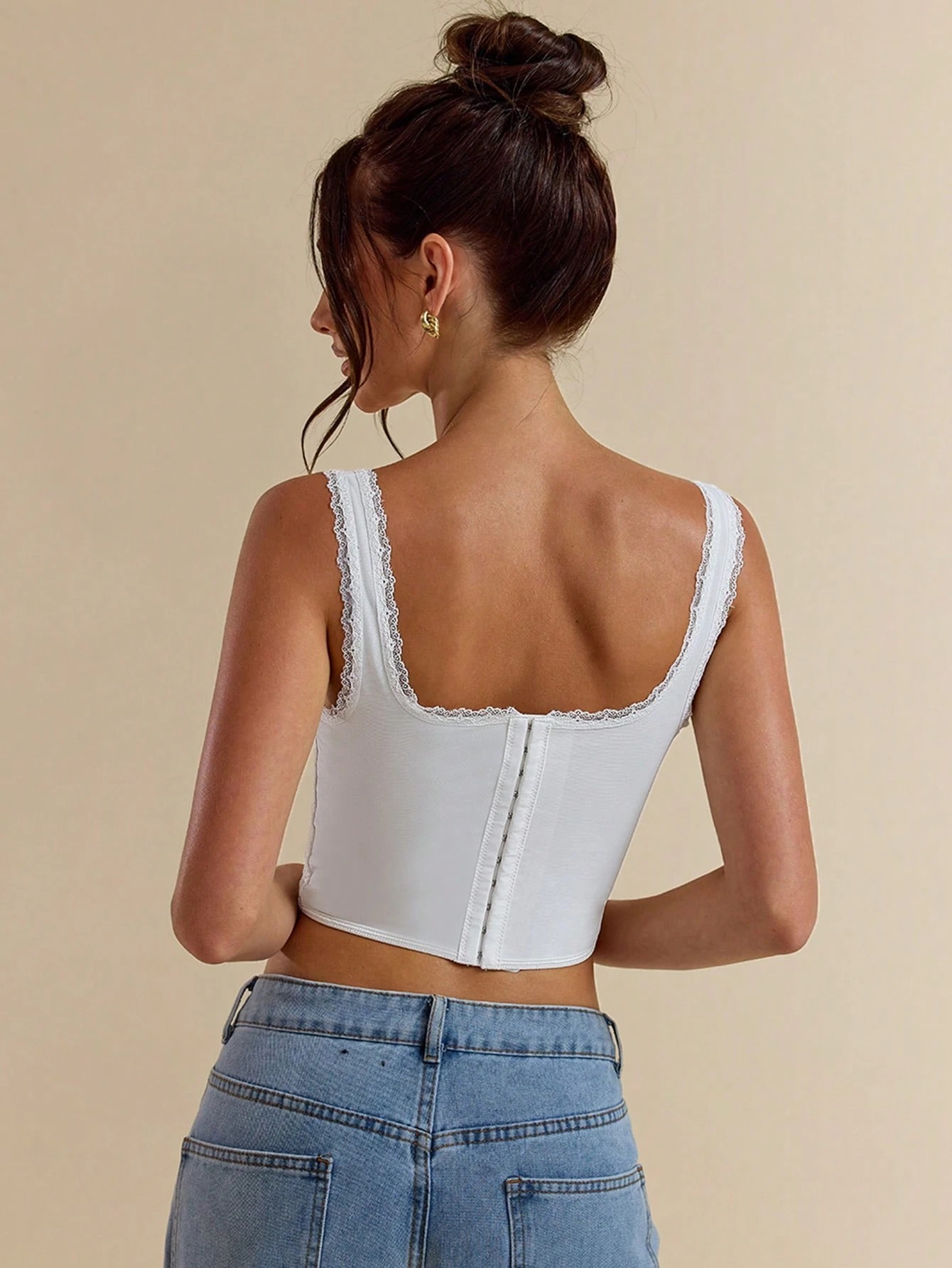 Hot girl pure desire style sexy lace lace bone dress temperament sexy bra - 图片 5