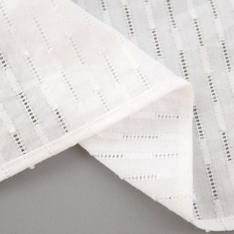 Shirt jacquard puff sleeve temperament top shorts commuter design casual suit - 图片 4